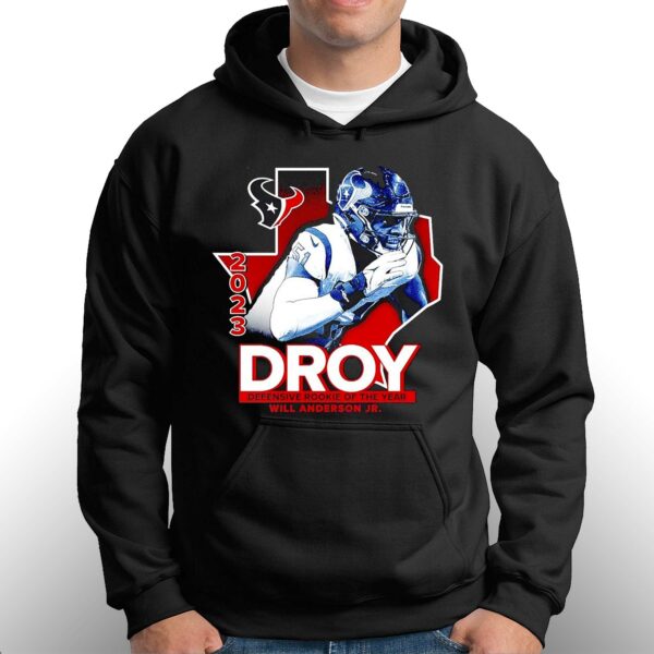 Will Anderson Jr Houston Texans 2023 Droy Defensive Rookie Of The Year Shirt