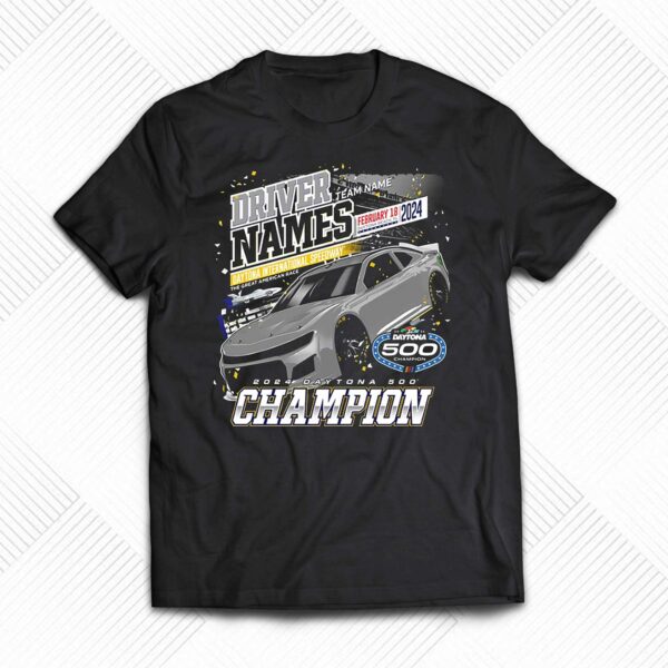 William Byron Checkered Flag Sports 2024 Daytona 500 Champion Past Champions T-shirt