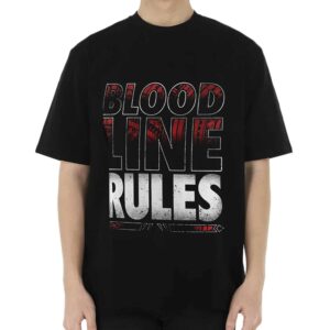 Wrestlemania 40 Bloodline Rules T-shirt Wrestlemania 40 Bloodline Rules T-shirt