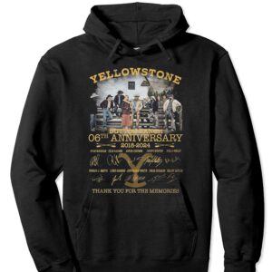 Yellowstone Dutton Ranch 06th Anniversary 2018-2024 Thank You For The Memories T-shirt 2 Yellowstone Dutton Ranch 06th Anniversary 2018 2024 Thank You For The Memories T shirt 3