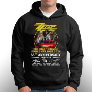 Zz Top Sharp Dressed Simple Man Tour 2024 55th Anniverasry 1969-2024 Thank You T-shirt 2 Zz Top Sharp Dressed Simple Man Tour 2024 55th Anniverasry 1969 2024 Thank You T shirt 3