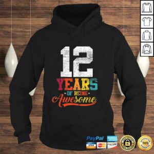 12 Years Of Being Awesome Gifts 12 Years Old 12th Birthday TShirt 3 12 Years Of Being Awesome Gifts 12 Years Old 12th Birthday TShirt 4