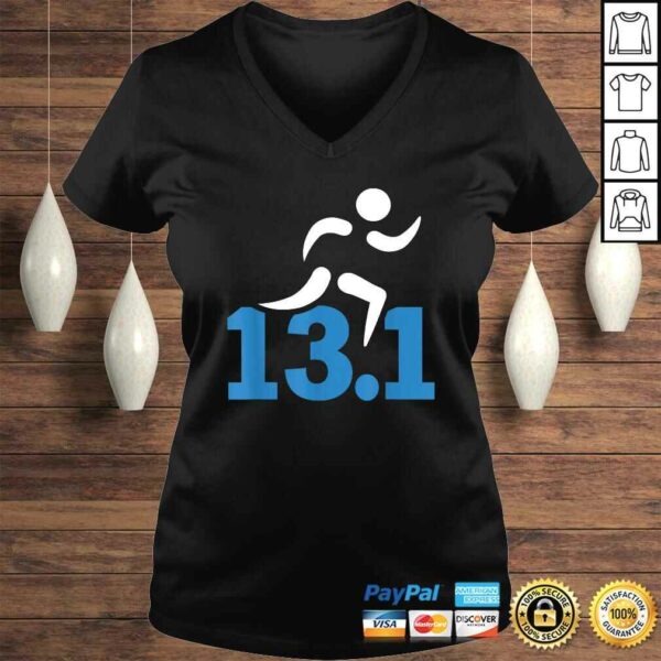 13.1 Miles Half marathon V-Neck T-Shirt