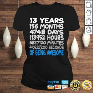 13th Bday Official Teenager Birthday Gift 13 Years Old TShirt 2 13th Bday Official Teenager Birthday Gift 13 Years Old TShirt 3