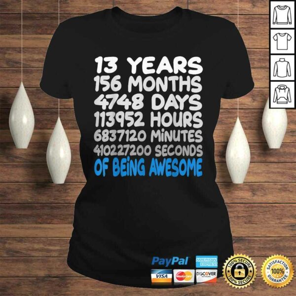 13th Bday Official Teenager Birthday Gift 13 Years Old TShirt