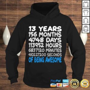13th Bday Official Teenager Birthday Gift 13 Years Old TShirt 3 13th Bday Official Teenager Birthday Gift 13 Years Old TShirt 4