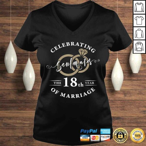 18th Wedding Anniversary Shirt 18 years of Marriage T-shirt