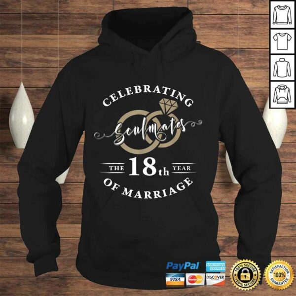 18th Wedding Anniversary Shirt 18 years of Marriage T-shirt