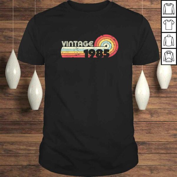 1985 Vintage Shirt, Birthday Gift Tee. Retro Style Gift TShirt