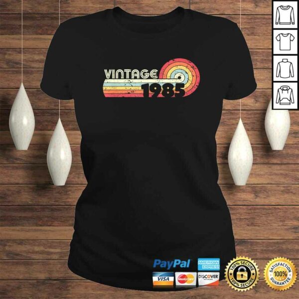 1985 Vintage Shirt, Birthday Gift Tee. Retro Style Gift TShirt