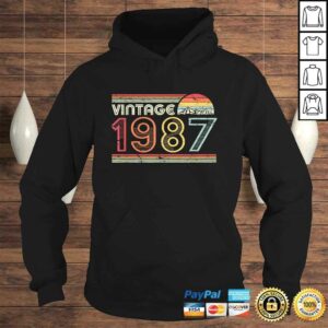 1987 Vintage Shirt, Birthday Gift Tee. Retro Style Gift Top 3 1987 Vintage Shirt Birthday Gift Tee Retro Style Gift Top 4