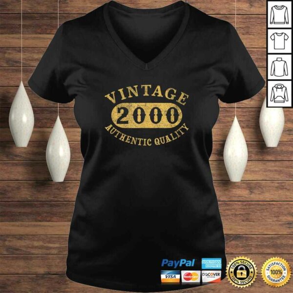 20 years old 20th Birthday Anniversary Gift Vintage 2000 TShirt