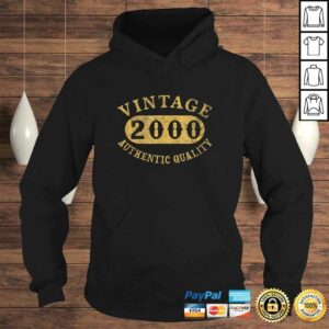 20 years old 20th Birthday Anniversary Gift Vintage 2000 TShirt 3 20 years old 20th Birthday Anniversary Gift Vintage 2000 TShirt 4