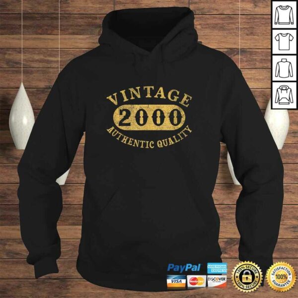 20 years old 20th Birthday Anniversary Gift Vintage 2000 TShirt