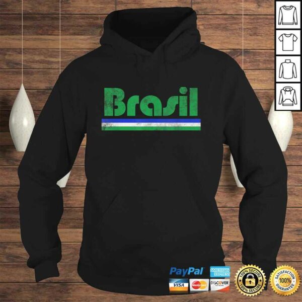 2020 Brasil Brazil Fan Retro Vintage Flag TShirt