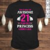 21st Birthday Shirt 21 Years Old Birthday Gift Girls Shirt