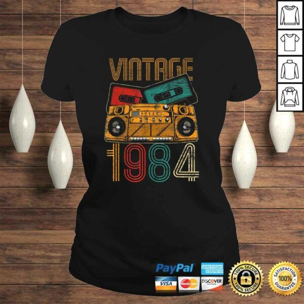 36th Birthday Gifts – Years Old Vintage 1984 V-Neck T-Shirt