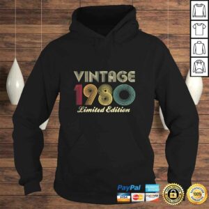 40th Birthday Gift 1980 Vintage Limited Edition 40 Years Old TShirt 3 40th Birthday Gift 1980 Vintage Limited Edition 40 Years Old TShirt 4