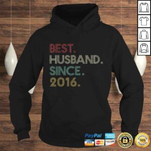 4th Wedding Anniversary Gift for Him Best Husband Since 2016 Gift TShirt 4