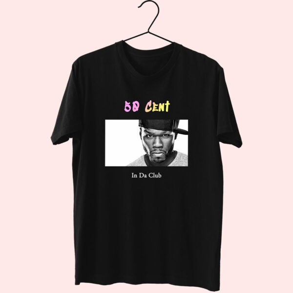 50 Cent In Da Club Hip Hop Rapper T Shirt