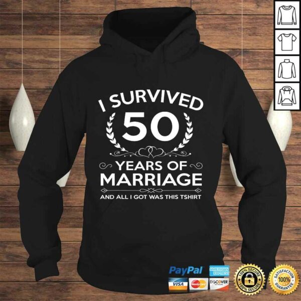 50th Wedding Anniversary Gifts Couples Husband Wife 50 Years Shirt