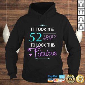 52nd Birthday Shirt Fabulous 52 year old Shirt 3 52nd Birthday Shirt Fabulous 52 year old Shirt 4