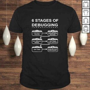 6 Stages of Debugging design Programming Computer Science Shirt 6 Stages of Debugging design Programming Computer Science Shirt