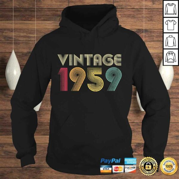 61st Birthday Gifts 1959 61 Years Old Retro Vintage Gift TShirt