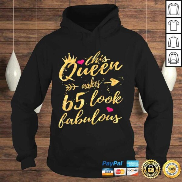 65th Birthday Party Shirt 65 Year Old Women Queen Shirt