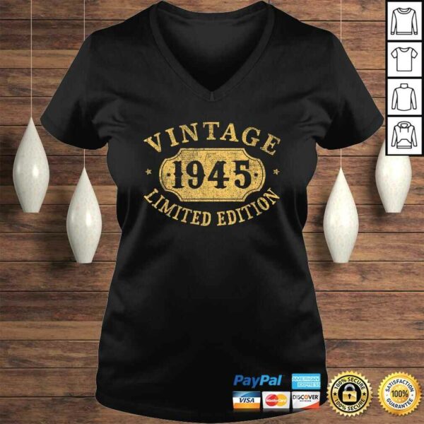 75 years old 75th Birthday Anniversary Gift Limited 1945 Shirt