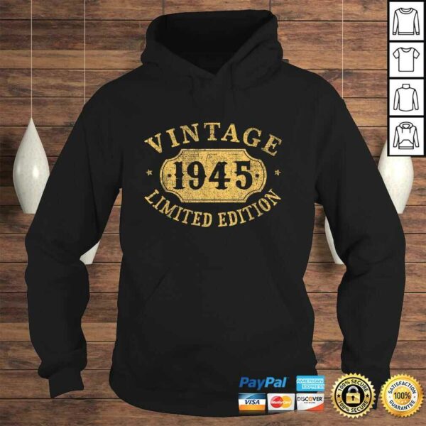 75 years old 75th Birthday Anniversary Gift Limited 1945 Shirt