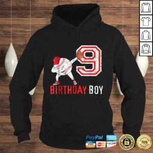 9 Years Old Baseball Boy Born 2009 9th Ninth Birthday Shirt 3 9 Years Old Baseball Boy Born 2009 9th Ninth Birthday Shirt 4