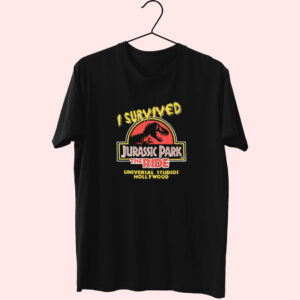 90S I Survived Jurassic Park The Ride Universal Studios Essentials T Shirt 90S I Survived Jurassic Park The Ride Universal Studios Essentials T Shirt