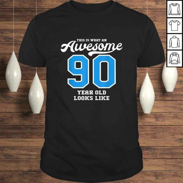 90th Birthday Gift Awesome 90 Year Old TShirt