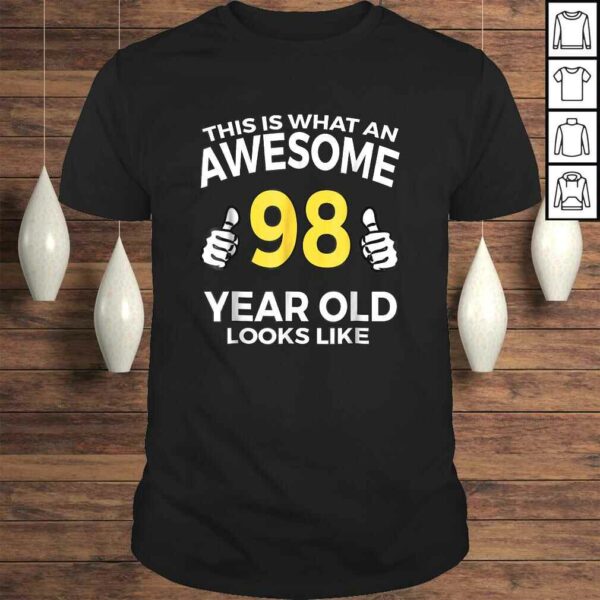 98th Birthday Gift Aged 98 Years Old Tee Shirt