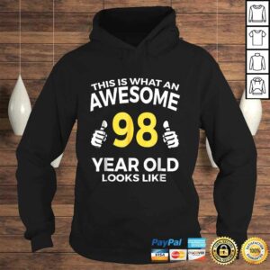 98th Birthday Gift Aged 98 Years Old Tee Shirt 3 98th Birthday Gift Aged 98 Years Old Tee Shirt 4