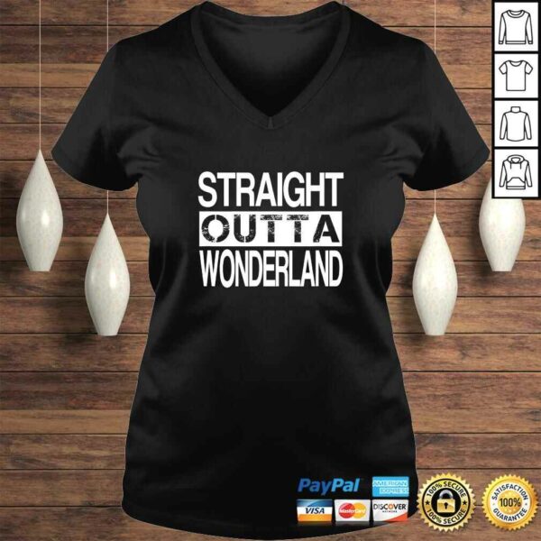 ALICE IN WONDERLAND Shirt STRAIGHT OUTTA WONDERLAND