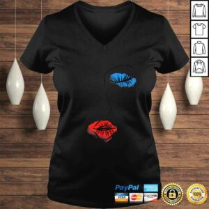 Abstract Art Face Sketch Lipstick Makeup Print Artist Lover Shirt