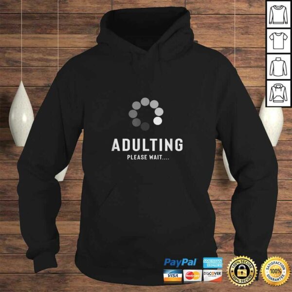 Adulting Please Wait Funny Loading Happy 18th Birthday TShirt Gift