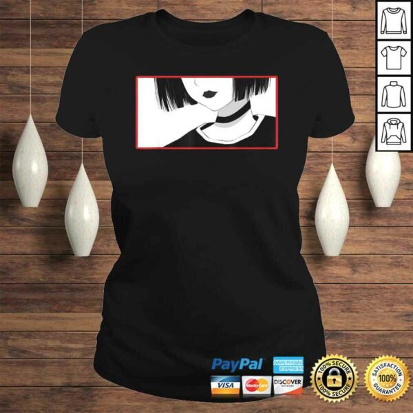 Aesthetic Goth Anime Girl Tee – Soft Grunge Aesthetic Gothic T-shirt