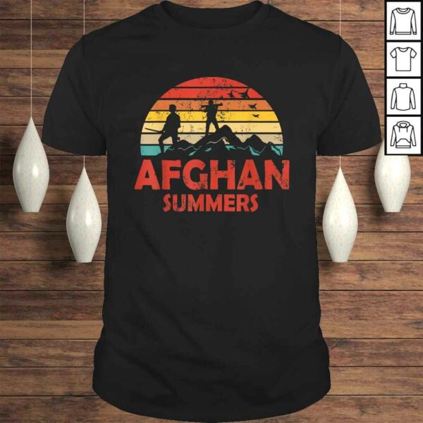 Afghan Summers Veteran Shirt Funny Afghanistan Veteran Shirt