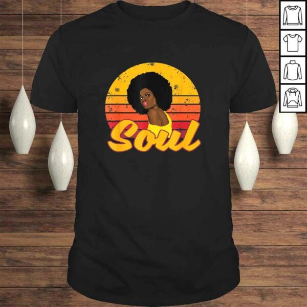 African American 70s 80s Funk Afro Disco Soul Melanin Queen T-shirt