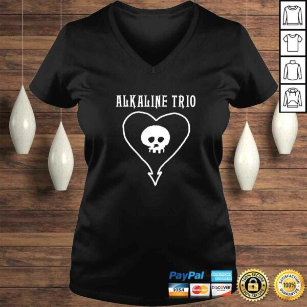 Alkaline Trio – Classic Heartskull – Official Merch V-Neck T-Shirt