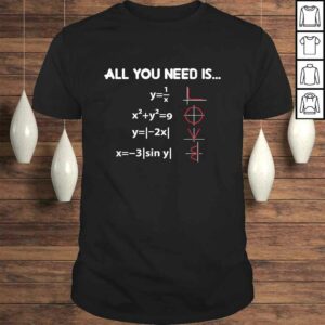All You Need Is Love – Math Equation Shirt for Math Lovers All You Need Is Love – Math Equation Shirt for Math Lovers