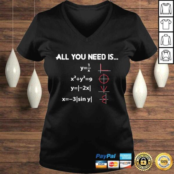 All You Need Is Love – Math Equation Shirt for Math Lovers