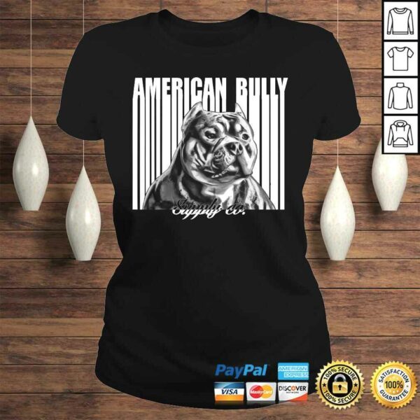 American Bully Lucky Luciano Barcode Pit Bull Shirt