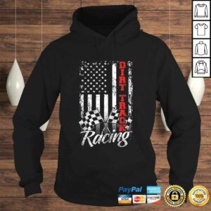 American Flag Dirt Track Racing Car Bike Driver Racer V-Neck T-Shirt 3 American Flag Dirt Track Racing Car Bike Driver Racer V Neck T Shirt 4