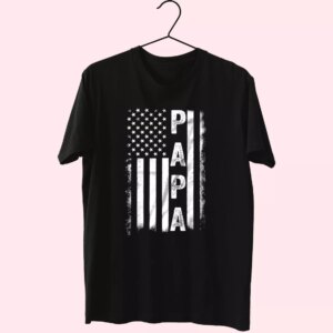 American Flag Us Papa T Shirt For Dad American Flag Us Papa T Shirt For Dad