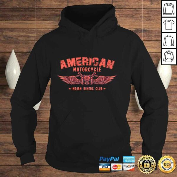 American Motorcycle Indian Bikers Club Pullover Hoodie