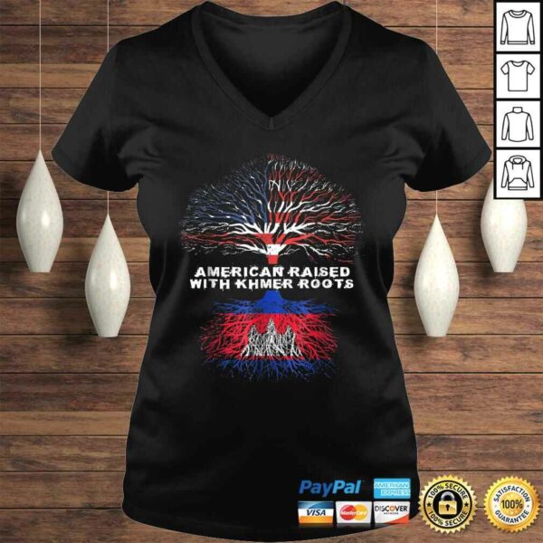 American Raised with Khmer Roots Cambodia TShirt Gift